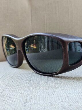 Cocoon Eyewear Men Sunglasses Safety Eye Wear Brown OverX Authentic Wrap Style